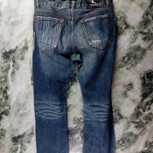 Burberry Distressed Black Label Denim Jeans
